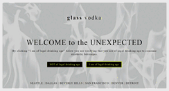 Desktop Screenshot of glassvodka.com